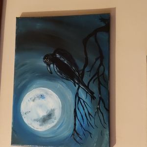 Raven painting